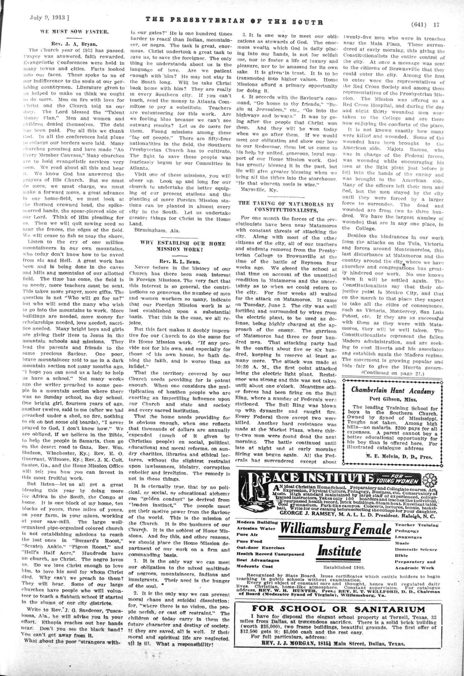 We Must Sow Faster by J.A. Bryan